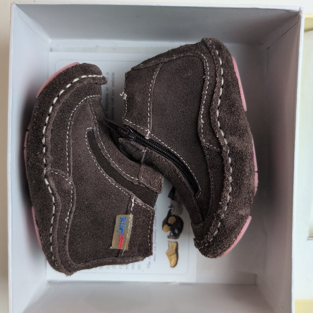Rileyroos Baby Girl Brown Boots - Size 3-6 Months
